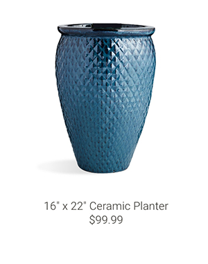 16" x 22" Ceramic Planter