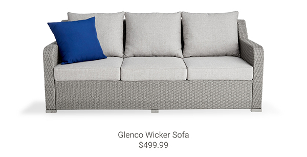 Glenco Wicker Sofa