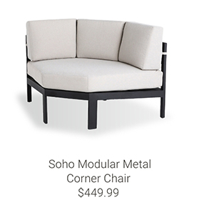 Soho Modular Metal Corner Chair