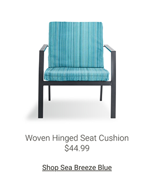 Woven Hinged Seat Cushion