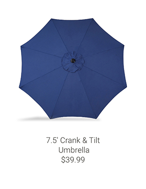 7.5' Crank & Tilt Umbrella