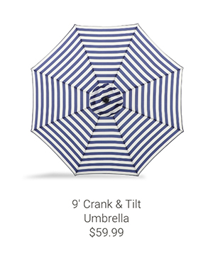 9' Crank & Tilt Umbrella