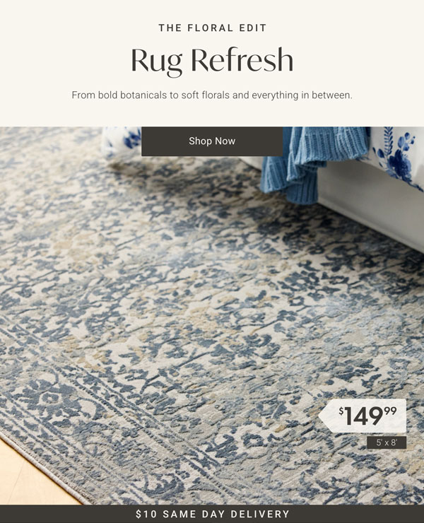 The Floral Edit - Rug Refresh - Shop Now
