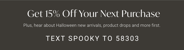 Text SPOOKY to 58303