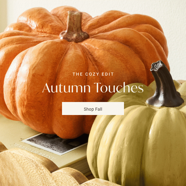 They Cozy Edit: Autumn Touches | Shop Fall >