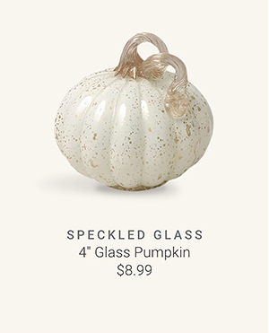 4" Glass Pumpkin