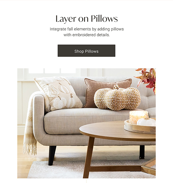 Layer on Pillows | Shop Pillows >