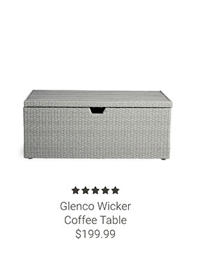 Glenco Wicker Coffee Table 