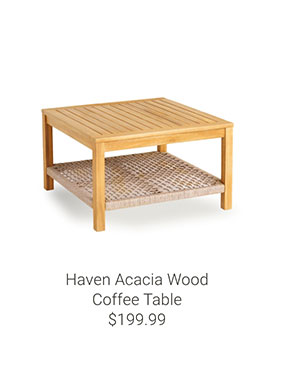Haven Acacia Wood Coffee Table