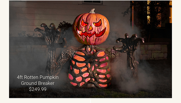 4ft Rotten Pumpkin Ground Breaker