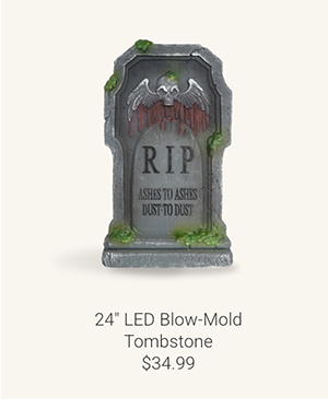 24" LED Blow-Mold Tombstone