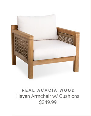 Haven Armchair w/ Cushions