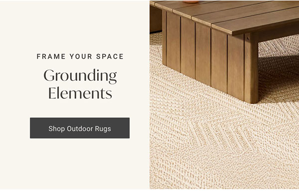 Frame Your Space - Grounding Elements - Shop Outdoor Rugs