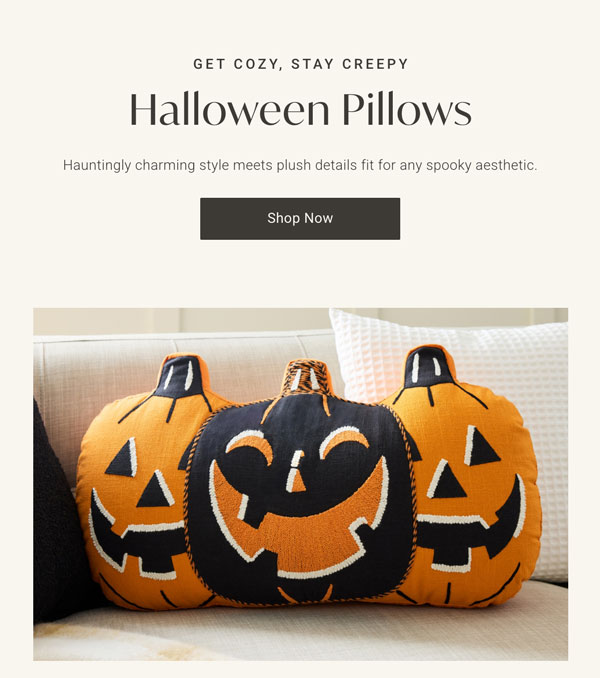 Get Cozy, Stay Creepy - Halloween Pillows - Shop Now