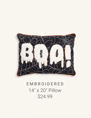 14" x 20" Embroidered Pillow