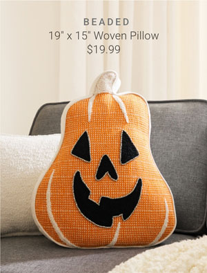 19" x 15" Woven Pillow