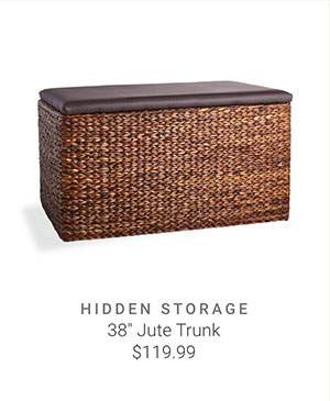 38" Jute Trunk