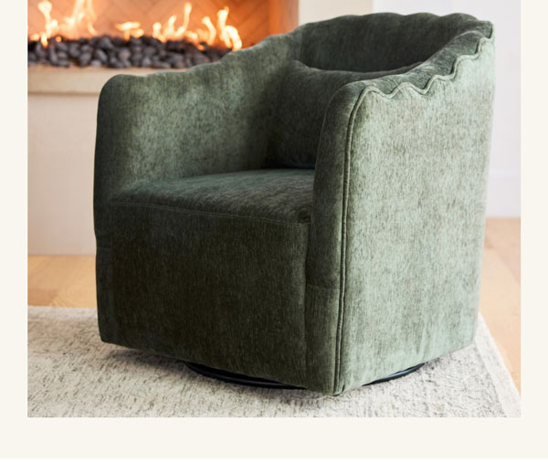 Green Swivel Chair