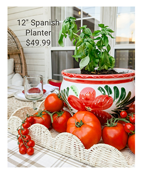 12" Spanish Planter