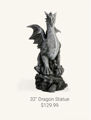 32" Dragon Statue