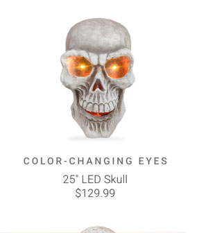 25" LED Skull
