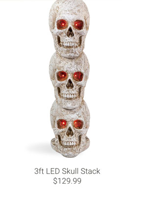 3ft LED Skull Stacks