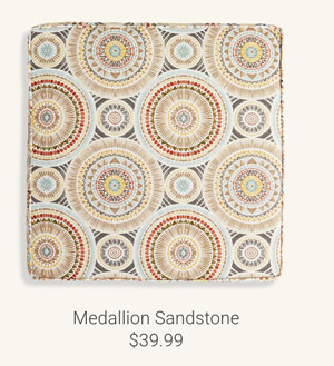 Medallion Sandstone Cushion
