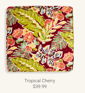Tropical Cherry Cushion