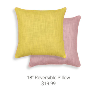 18" Reversible Pillow