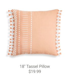 18" Tassel Pillow