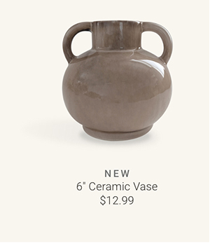 6" Ceramic Vase