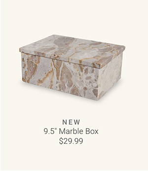 9.5" Marble Box