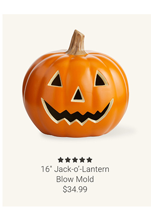 16" Jack-o'-Lantern Blow Mold