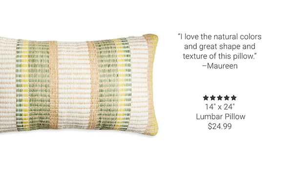 14" x 24" Lumbar Pillow