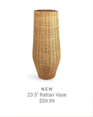23.5" Rattan Vase