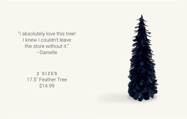 17.5" Feather Tree