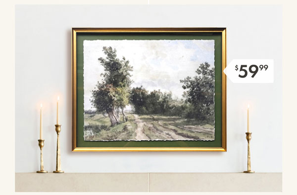 Lifestyle Gold Framed  