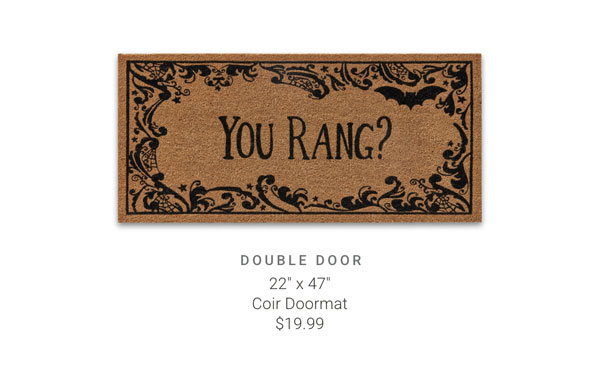 Double Door 22" x 47" Coir Doormat
