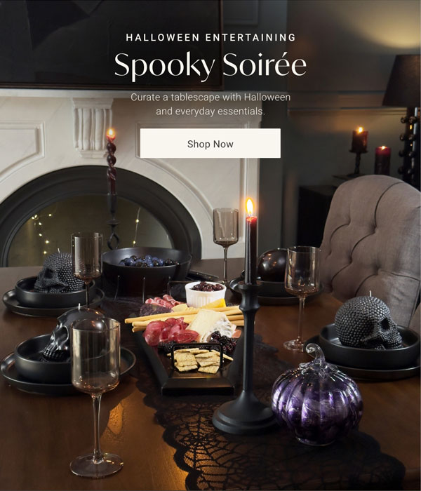 Halloween Entertaining: Spooky Soiree - Shop Now