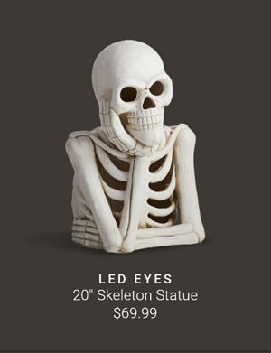 20" Skeleton Statue