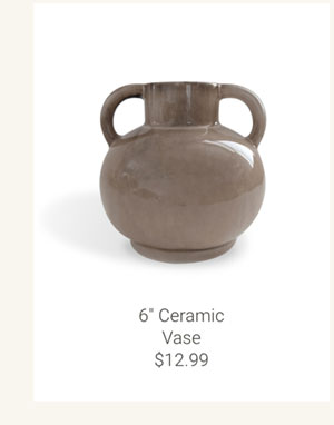 6" Ceramic Vase