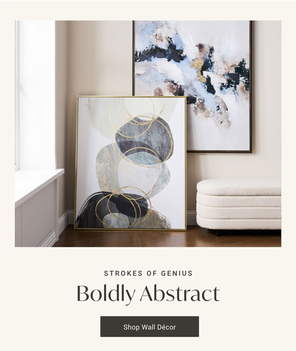 Strokes of Genius: Boldy Abstract - Shop Wall Decor