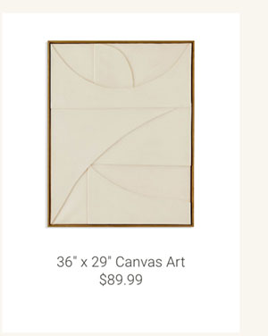 36" x 29" Canvas Art