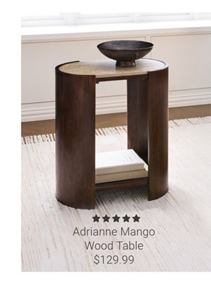 Adrianne Mango Wood Table