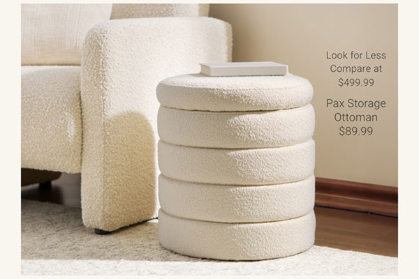 Pax Storage Ottoman
