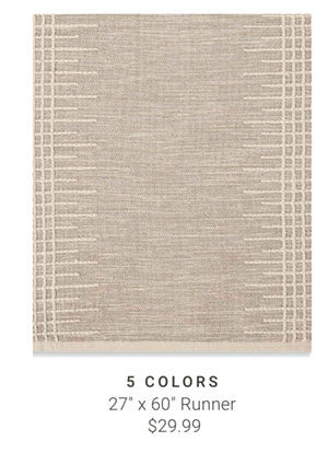 27" x 60" Runner