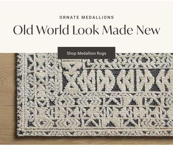 Ornate Medallions: Old World Looks Make New - Shop Medallion Rugs