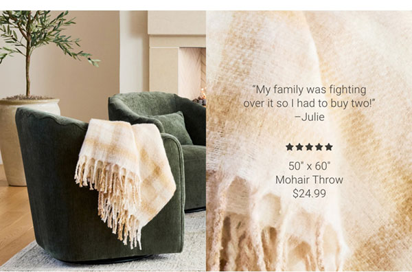 Mohair Throw