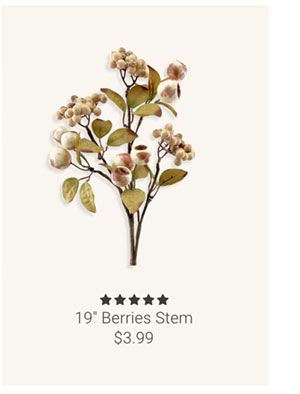 19" Berries Stem