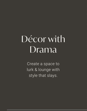 Décor with Drama